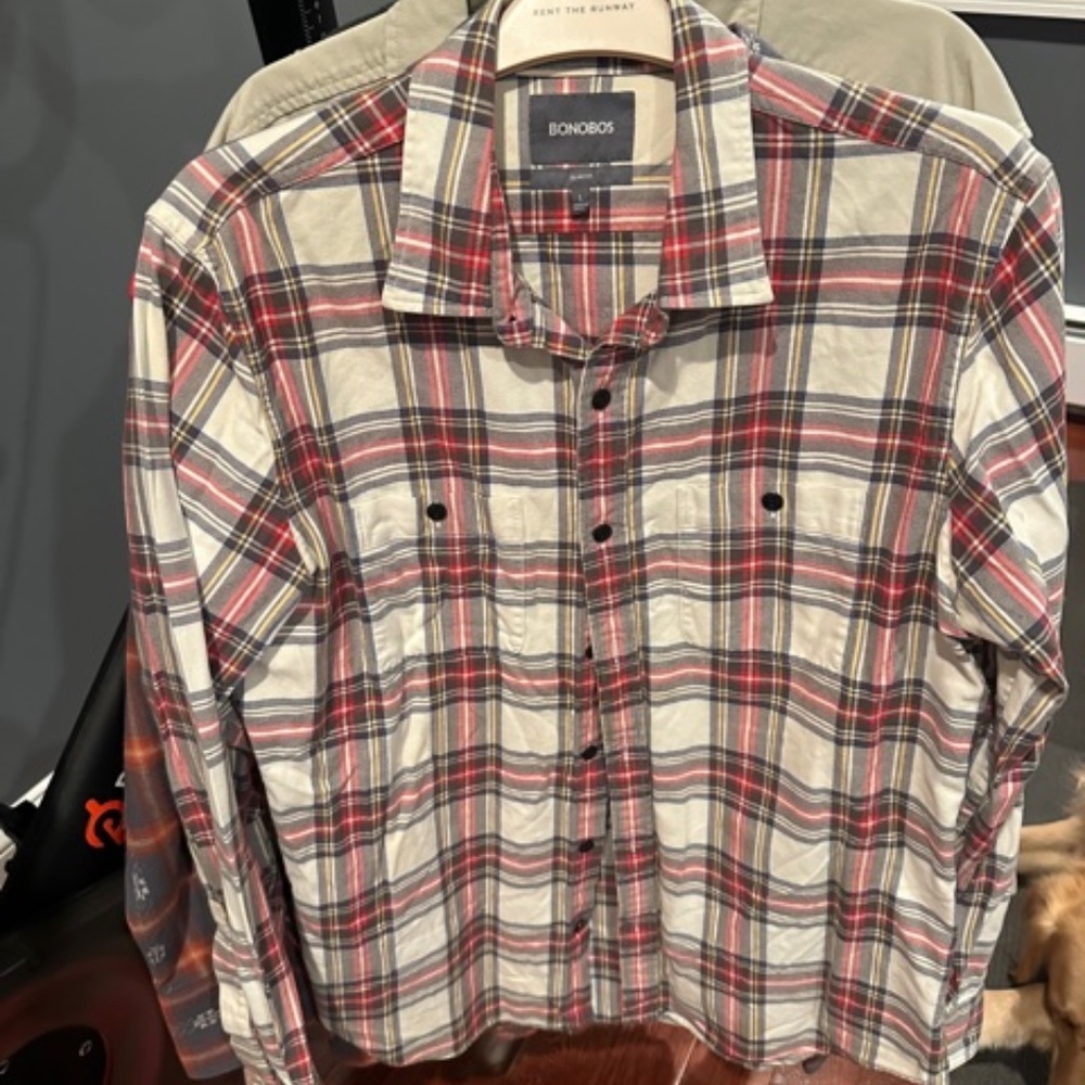 Bonobos men's flannel shirt
